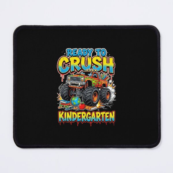 Item preview, Ready To Crush Kindergarten Monster Truck Back To School Boys designed and sold by MysticMirth.