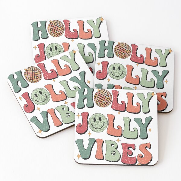 Item preview, Holly Jolly Vibes Christmas Shirt | Retro Groovy Xmas Tee | Festive Holiday Gift designed and sold by DigitalChickHub.