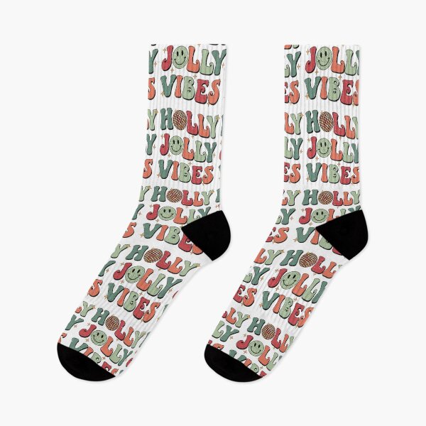 Item preview, Holly Jolly Vibes Christmas Shirt | Retro Groovy Xmas Tee | Festive Holiday Gift designed and sold by DigitalChickHub.