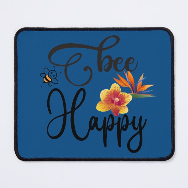 Item preview, Cute Bee with Tropical Flowers Orchid Botanical Aesthetic designed and sold by NotasCreativa.