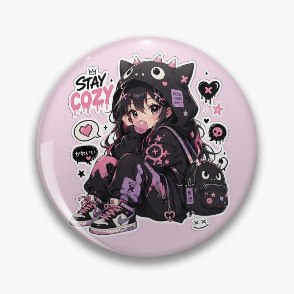 Item preview, Stay Cozy Kawaii Anime Girl designed and sold by HapaHara.