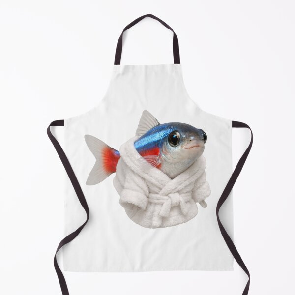 Item preview, Relaxing Bathrobe Neon Tetra designed and sold by Sillytoe.
