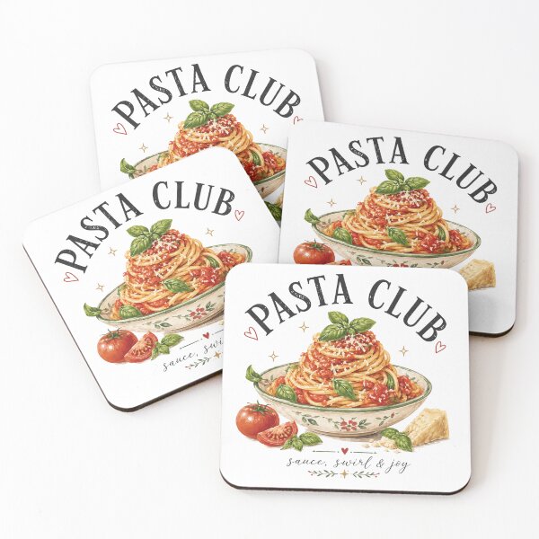 Item preview, Vintage Pasta Club Spaghetti Illustration designed and sold by cookingtherapy.
