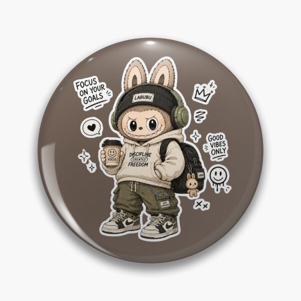 Item preview, Focus On Your Goals Cute Monster designed and sold by HapaHara.