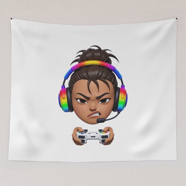 Item preview, Angry Gamer Girl 3D Avatar designed and sold by CodellCreations.