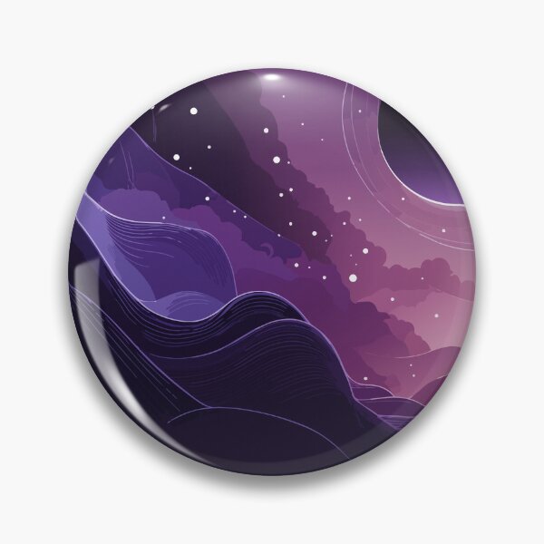 Item preview, Purple Cosmic Eclipse Landscape designed and sold by ArtByBoya.