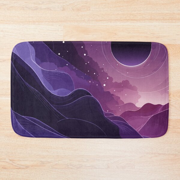 Item preview, Purple Cosmic Eclipse Landscape designed and sold by ArtByBoya.