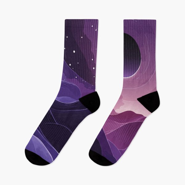 Item preview, Purple Cosmic Eclipse Landscape designed and sold by ArtByBoya.