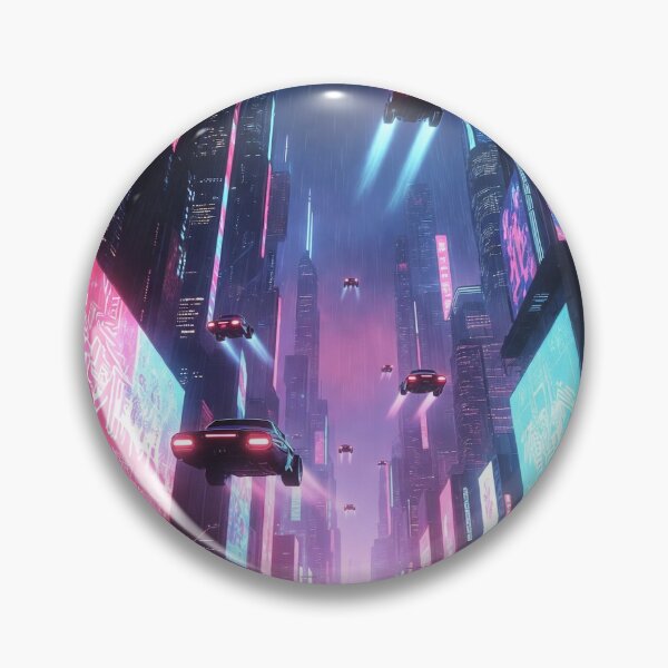 Artikelvorschau, Cyberpunk-Stadtlandschaft entworfen und verkauft von Lucifer077.