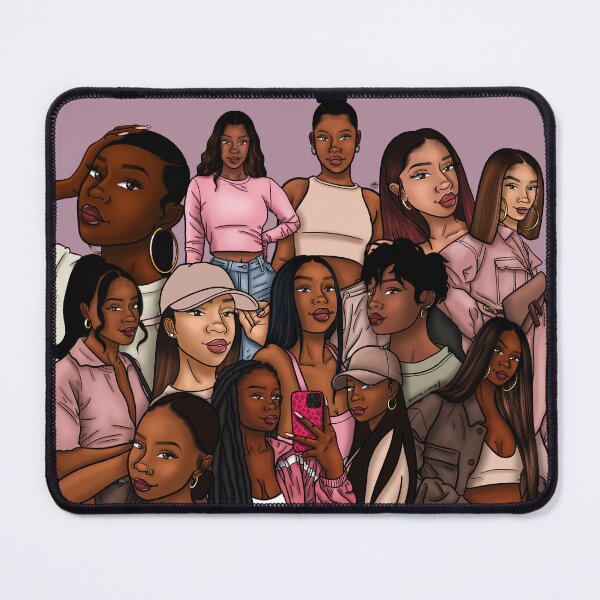 Aperçu de l'œuvre Chères femmes noires créée et vendue par La Reine Creative Studio.