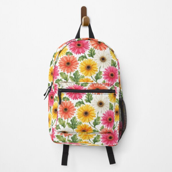 Item preview, Gerbera Daisy Vivid Watercolor Field Seamless Pattern designed and sold by Inkworksbyshery.