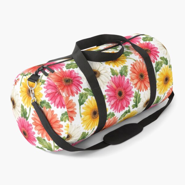 Item preview, Gerbera Daisy Vivid Watercolor Field Seamless Pattern designed and sold by Inkworksbyshery.