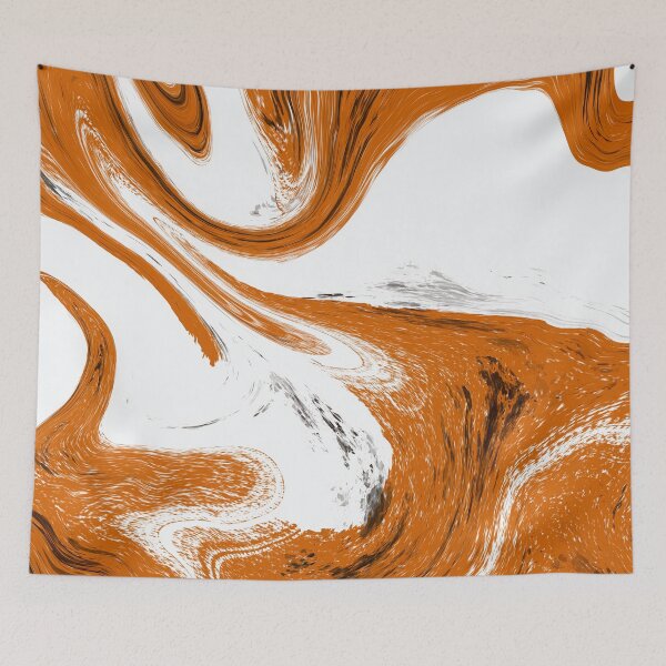 Item preview, Bright Minimalist Copper Art - Scandinavian White Abstract for Living Room designed and sold by CaramelCo.