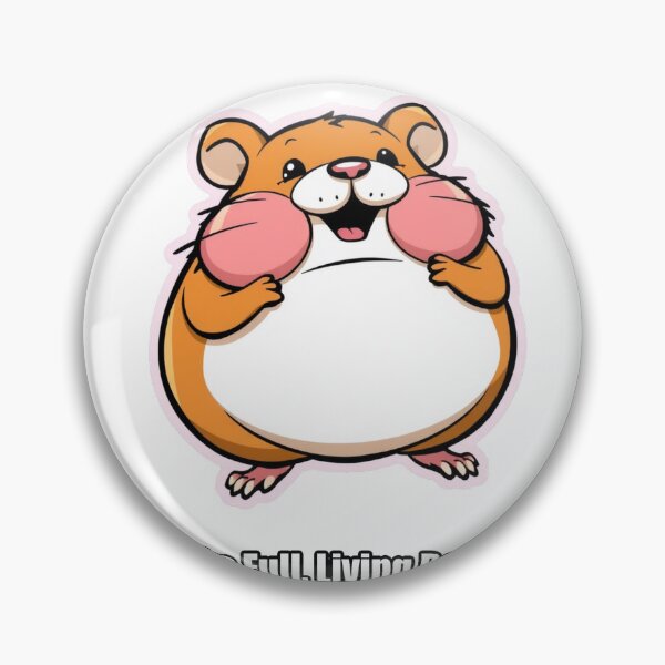 Item preview, Hamster - Cheeks Full Living Best Life - Funny Hamster Gift designed and sold by pawdrops.