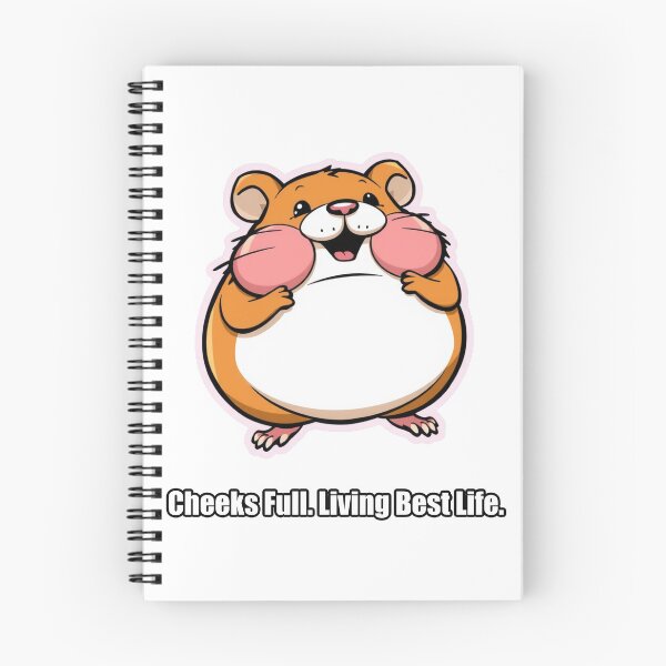 Item preview, Hamster - Cheeks Full Living Best Life - Funny Hamster Gift designed and sold by pawdrops.