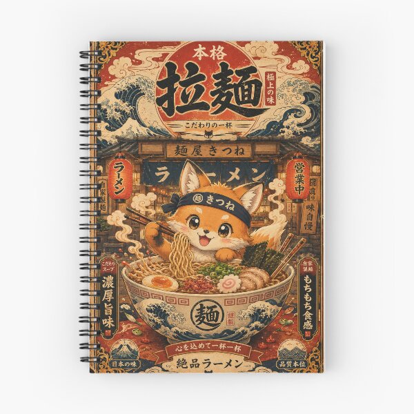Item preview, Kitsune Ramen Shop – Cute Fox Vintage Japanese Poster Art designed and sold by Cary-s.
