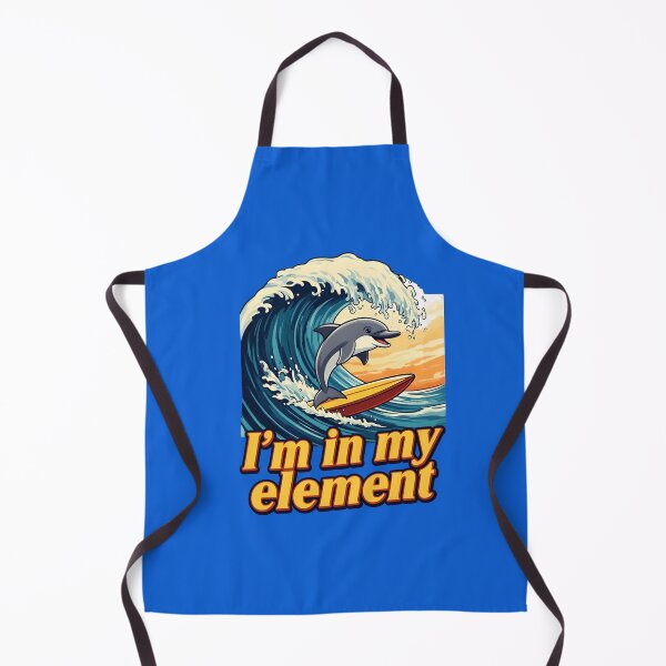 Item preview, I'm in my element - Dolphin on the surfboard designed and sold by ParadoxParadox.