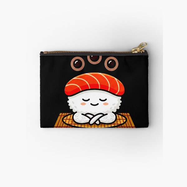 Item preview, Cute Meditating Salmon Sushi - Kawaii Zen Yoga Art designed and sold by Andreza NativeHue Oficial.