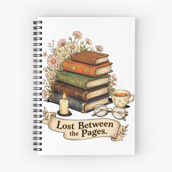 Item preview, Lost Between the Pages Vintage Book Stack Aesthetic designed and sold by BumbleBloom7.
