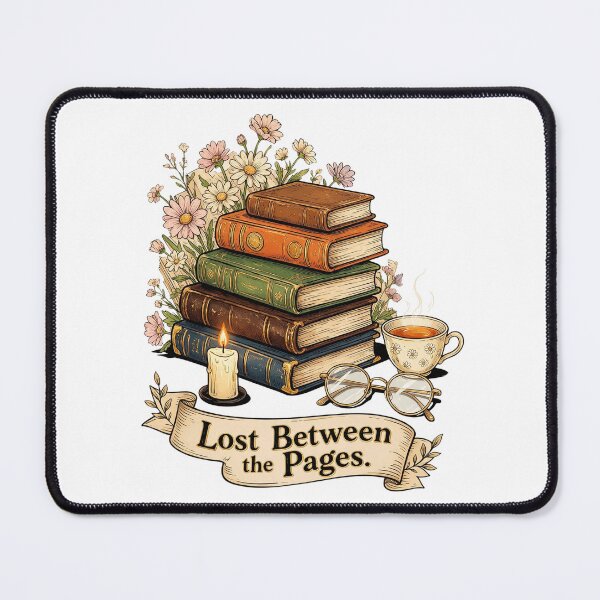 Item preview, Lost Between the Pages Vintage Book Stack Aesthetic designed and sold by BumbleBloom7.