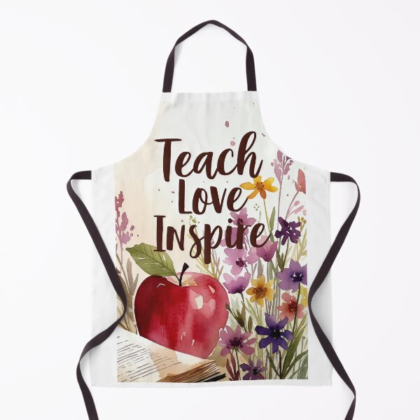 Item preview, Teach Love Inspire — Watercolor Teacher Appreciation designed and sold by Amber Sky Creations.