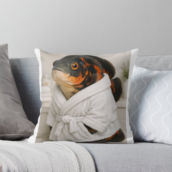 Item preview, Cozy Bathrobe Oscar Fish designed and sold by Sillytoe.