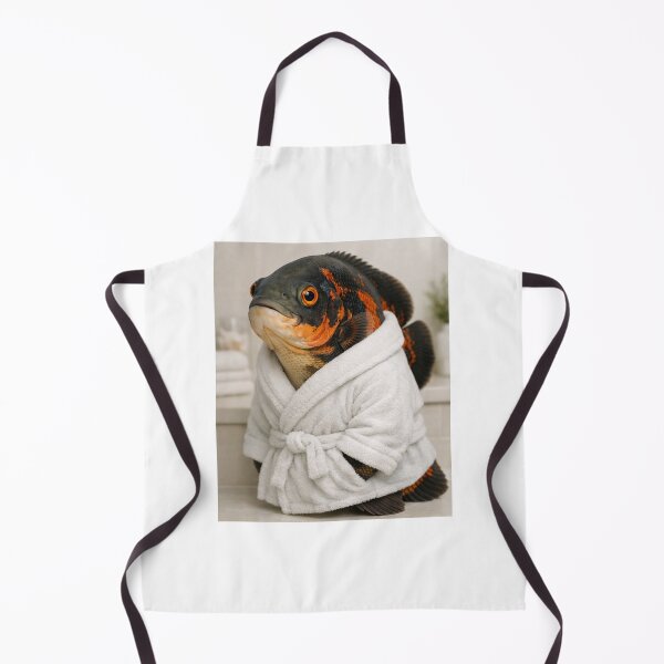 Item preview, Cozy Bathrobe Oscar Fish designed and sold by Sillytoe.