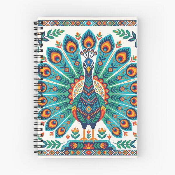 Item preview, Nordic Folk Art Peacock designed and sold by aswan2000.