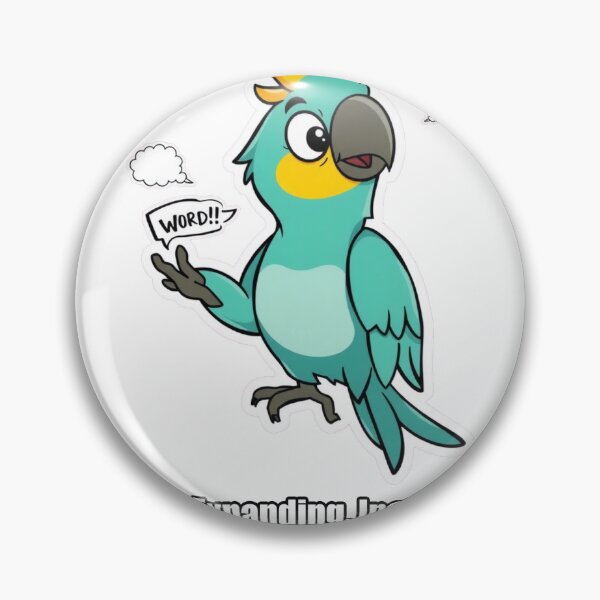 Item preview, Parrot - Vocabulary Expanding Inappropriately - Funny Parrot Gift designed and sold by pawdrops.