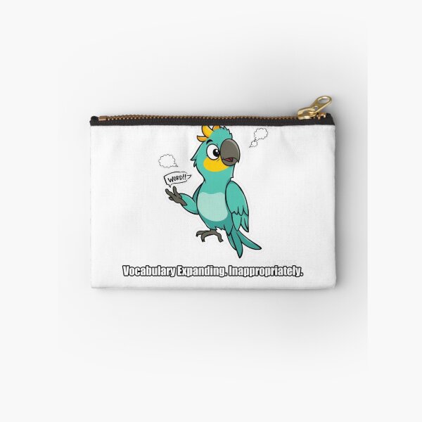 Item preview, Parrot - Vocabulary Expanding Inappropriately - Funny Parrot Gift designed and sold by pawdrops.