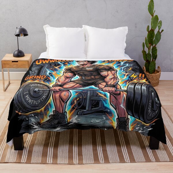 Item preview, Beast Mode Anime Deadlift 300kg Powerlifting Shonen Gym designed and sold by JonelleTshirts.