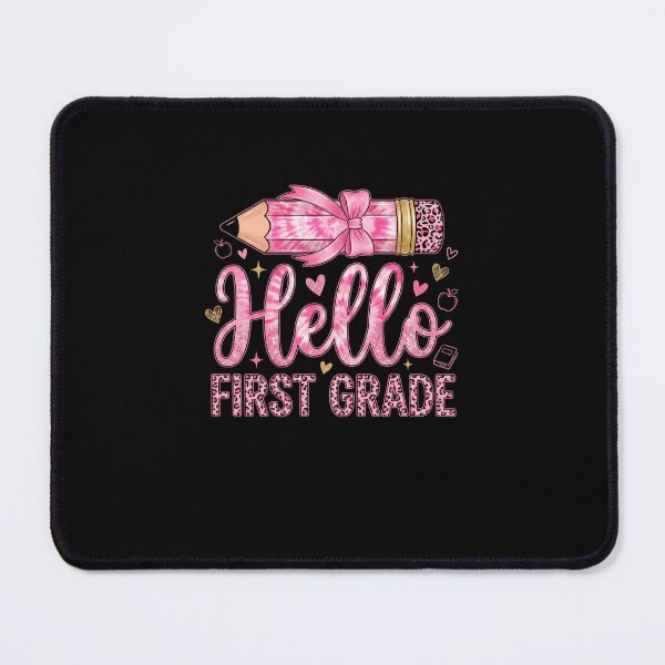 Item preview, Hello First Grade Pink Leopard Tie Dye Back To School Girls designed and sold by MysticMirth.