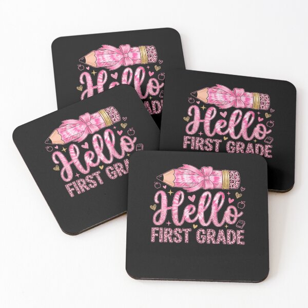 Item preview, Hello First Grade Pink Leopard Tie Dye Back To School Girls designed and sold by MysticMirth.