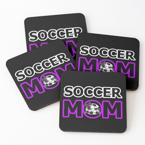 Item preview, Soccer Mom Words with Soccer Ball Wearing Earrings - 3 of 4 designed and sold by Beachy.