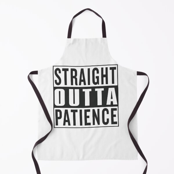 Item preview, Straight Outta Patience Shirt | Funny Sarcastic Quote Graphic Tee designed and sold by GarnerSupplyCo.