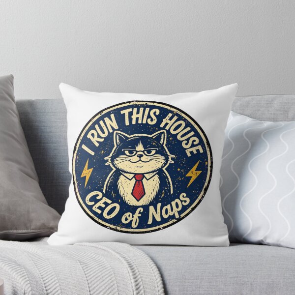 Item preview, CEO of Naps Smug Cat Varsity Badge designed and sold by CatstheticShop1.
