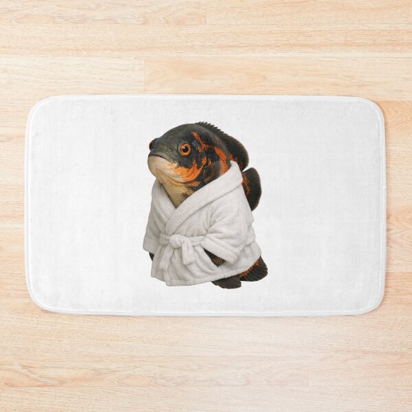 Item preview, Relaxing Bathrobe Oscar Fish designed and sold by Sillytoe.