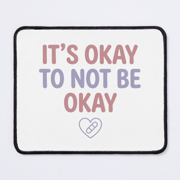 Item preview, Its Okay To Not Be Okay Retro Quote designed and sold by tushartanvir.