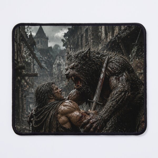 Item preview, EPIC FANTASY - Man and a Werewolf designed and sold by MetusArt.