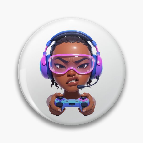Item preview, Fierce 3D  Gamer Girl designed and sold by CodellCreations.