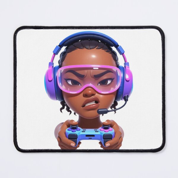 Item preview, Fierce 3D  Gamer Girl designed and sold by CodellCreations.