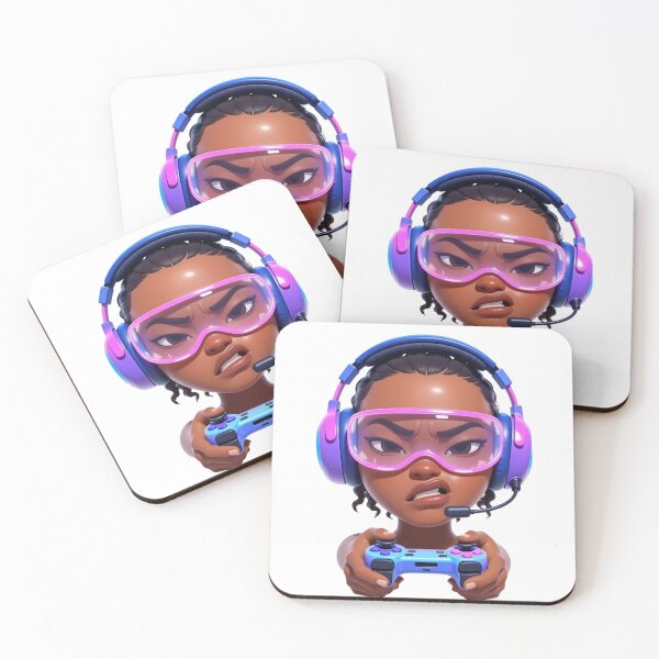 Item preview, Fierce 3D  Gamer Girl designed and sold by CodellCreations.