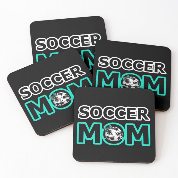 Item preview, Soccer Mom Words with Soccer Ball Wearing Earrings - 4 of 4 designed and sold by Beachy.