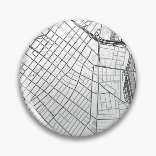 Item preview, Los Angeles Black White City Map Poster, Minimal Street Map Wall Art designed and sold by LASTIQUE-dd.