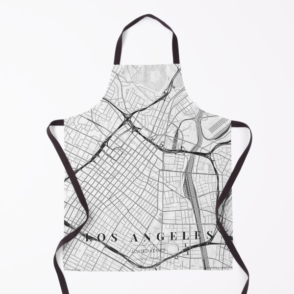 Item preview, Los Angeles Black White City Map Poster, Minimal Street Map Wall Art designed and sold by LASTIQUE-dd.