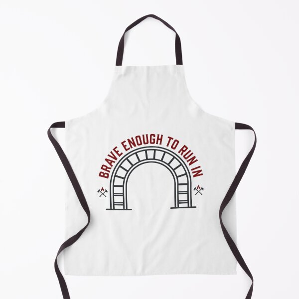 Item preview, Firefighter Ladder Emblem Brave Enough Run designed and sold by tushartanvir.
