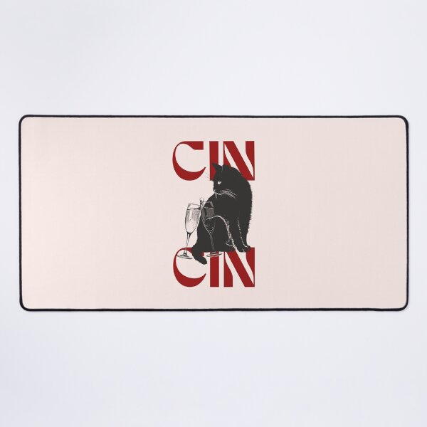 Item preview, Cin Cin Kitchen Cat Design, Champagne Glasses Celebration Artwork, Cheers designed and sold by SpringTeaDesigns.