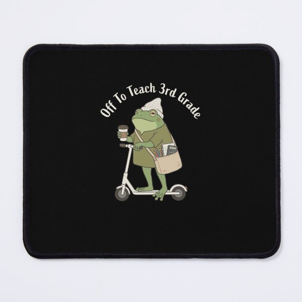 Item preview, Off To Teach 3rd Grade Funny Frog Teacher Back To School designed and sold by MysticMirth.