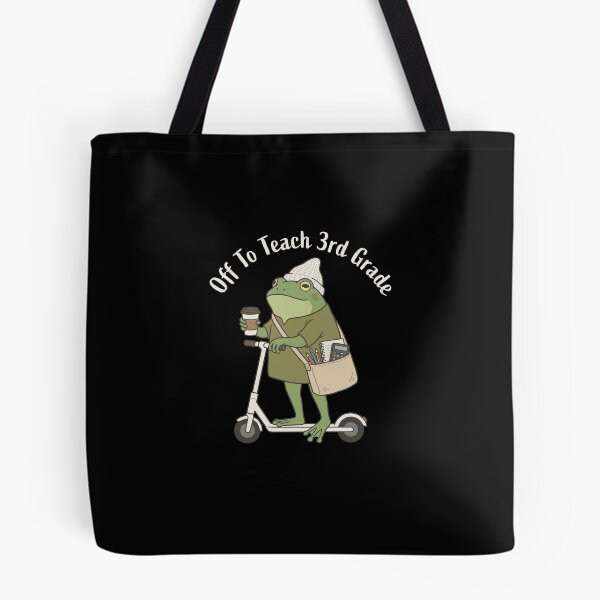 Item preview, Off To Teach 3rd Grade Funny Frog Teacher Back To School designed and sold by MysticMirth.