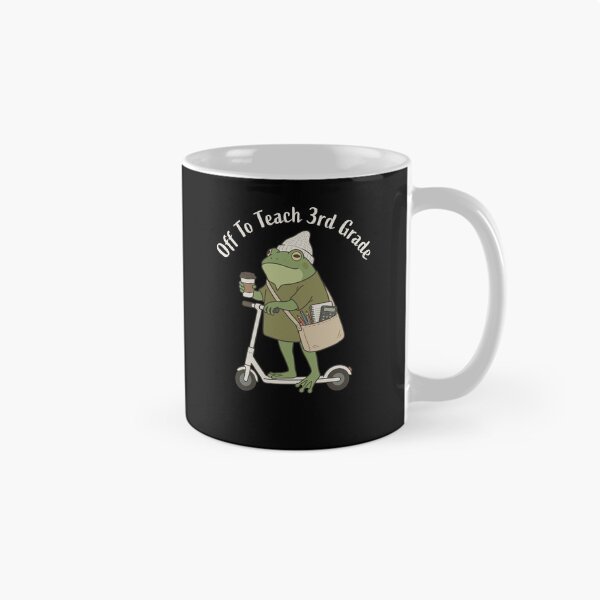 Item preview, Off To Teach 3rd Grade Funny Frog Teacher Back To School designed and sold by MysticMirth.